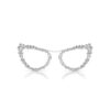 2-i-1 solbriller med klips, i markant cat-eye-form, Sk7011, hvid 2-i-1 solbriller med klips, i markant cat-eye-form, Sk7011, hvid