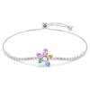 Ariana Grande X Swarovski-armbånd med blandede slibninger, blomst, flerfarvet, rhodineret