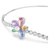 Ariana Grande X Swarovski-armbånd med blandede slibninger, blomst, flerfarvet, rhodineret