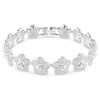 Ariana Grande X Swarovski armbånd, rundslibet, blomst, hvid, rhodineret Ariana Grande X Swarovski armbånd, rundslibet, blomst, hvid, rhodineret