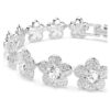 Ariana Grande X Swarovski armbånd, rundslibet, blomst, hvid, rhodineret Ariana Grande X Swarovski armbånd, rundslibet, blomst, hvid, rhodineret