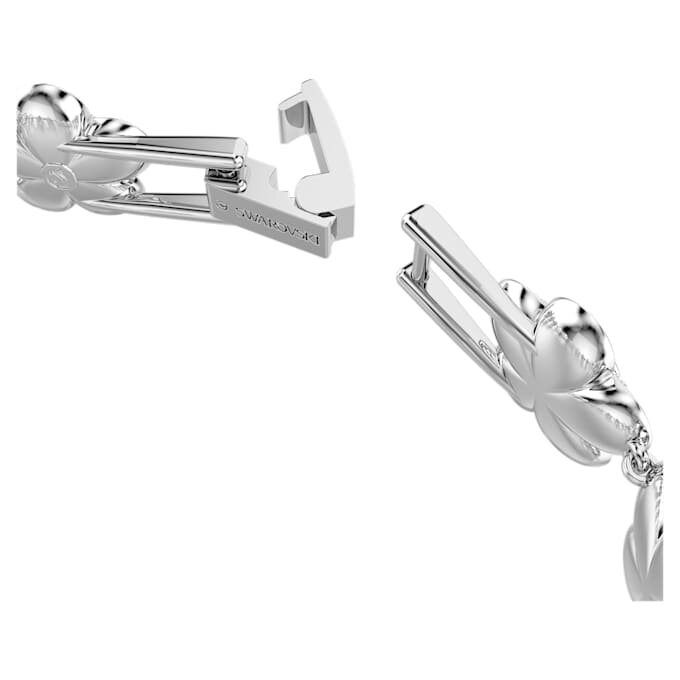 Ariana Grande X Swarovski armbånd, rundslibet, blomst, hvid, rhodineret Ariana Grande X Swarovski armbånd, rundslibet, blomst, hvid, rhodineret