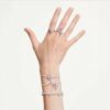 Ariana Grande X Swarovski armring med blandede slibninger, guldsmed, flerfarvet, rhodineret
