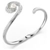Ariana Grande X Swarovski armring med krystalperler, baguetteslibning, hvid, rhodineret Ariana Grande X Swarovski armring med krystalperler, baguetteslibning, hvid, rhodineret