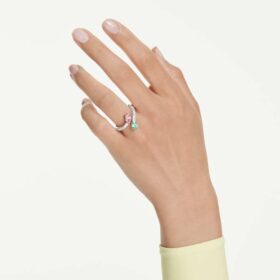 Ariana Grande X Swarovski åben ring med blandede slibninger, flerfarvet, rhodineret
