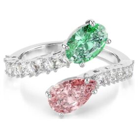 Ariana Grande X Swarovski åben ring med blandede slibninger, flerfarvet, rhodineret