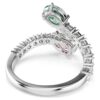 Ariana Grande X Swarovski åben ring med blandede slibninger, flerfarvet, rhodineret