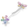 Ariana Grande X Swarovski-broche med blandede slibninger, guldsmed, flerfarvet, rhodiumbelagt Ariana Grande X Swarovski-broche med blandede slibninger, guldsmed, flerfarvet, rhodiumbelagt