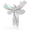 Ariana Grande X Swarovski-broche og tilbehør til hår med krystalperler, blandede slibninger, guldsmed, hvid, rhodineret