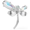 Ariana Grande X Swarovski-broche og tilbehør til hår med krystalperler, blandede slibninger, guldsmed, hvid, rhodineret