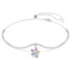 Ariana Grande X Swarovski choker med blandede slibninger, blomst, flerfarvet, rhodineret