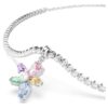 Ariana Grande X Swarovski choker med blandede slibninger, blomst, flerfarvet, rhodineret