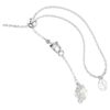 Ariana Grande X Swarovski Choker med krystalperle, rundslibet, hvid, rhodineret