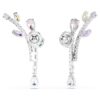 Ariana Grande X Swarovski dråbeøreringe med blandede slibninger, flerfarvede, rhodiumbelagte