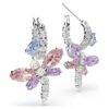 Ariana Grande X Swarovski dråbeøreringe med blandede slibninger, guldsmed, flerfarvet, rhodineret