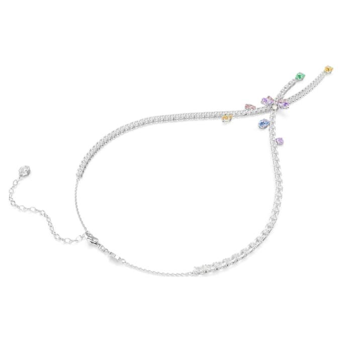 Ariana Grande X Swarovski halskæde med blandede slibninger, libelle, flerfarvet, rhodineret Ariana Grande X Swarovski halskæde med blandede slibninger, libelle, flerfarvet, rhodineret