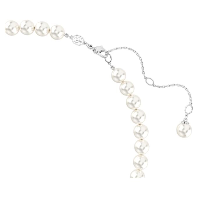 Ariana Grande X Swarovski halskæde med krystalperle, hjerteformet, hvid, rhodineret Ariana Grande X Swarovski halskæde med krystalperle, hjerteformet, hvid, rhodineret