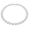 Ariana Grande X Swarovski halskæde, rundslibet, blomst, hvid, rhodineret Ariana Grande X Swarovski halskæde, rundslibet, blomst, hvid, rhodineret