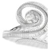 Ariana Grande X Swarovski hårspænde, baguetteslebet, hvid, rhodiumbelagt Ariana Grande X Swarovski hårspænde, baguetteslebet, hvid, rhodiumbelagt
