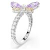 Ariana Grande X Swarovski motivring med blandede slibninger, guldsmed, flerfarvet, rhodineret