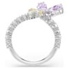 Ariana Grande X Swarovski motivring med blandede slibninger, guldsmed, flerfarvet, rhodineret