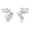Ariana Grande X Swarovski ørecuffs med baguetteslibning, hvid, rhodineret