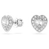 Ariana Grande X Swarovski øreringe med blandede slibninger, hjerte, hvid, rhodiumbelagt Ariana Grande X Swarovski øreringe med blandede slibninger, hjerte, hvid, rhodiumbelagt