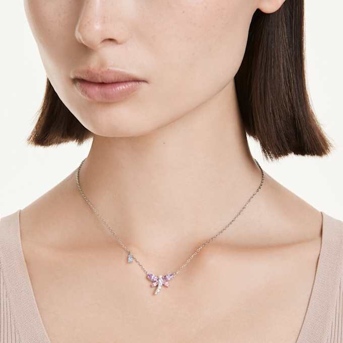 Ariana Grande X Swarovski vedhæng med blandede slibninger, guldsmed, flerfarvet, rhodineret Ariana Grande X Swarovski vedhæng med blandede slibninger, guldsmed, flerfarvet, rhodineret