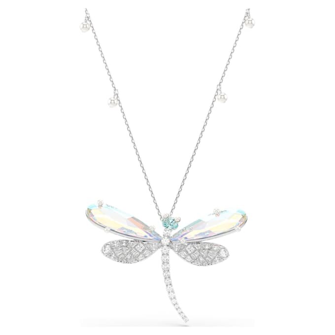 Ariana Grande X Swarovski vedhæng og broche med krystalperler, blandede slibninger, guldsmed, hvid, rhodineret Ariana Grande X Swarovski vedhæng og broche med krystalperler, blandede slibninger, guldsmed, hvid, rhodineret