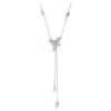 Ariana Grande X Swarovski Y-halskæde med blandede slibninger, guldsmed, flerfarvet, rhodineret Ariana Grande X Swarovski Y-halskæde med blandede slibninger, guldsmed, flerfarvet, rhodineret