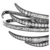 Armbåndet “Feather” fra The Vienna Collection, hvidt, rutheniumbelagt Armbåndet “Feather” fra The Vienna Collection, hvidt, rutheniumbelagt