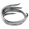 Armbåndet “Feather” fra The Vienna Collection, hvidt, rutheniumbelagt Armbåndet “Feather” fra The Vienna Collection, hvidt, rutheniumbelagt