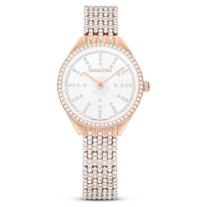Attract Watch Swiss Made, metalarmbånd, rosaguldfarvet, rosaguldfarvet finish Attract Watch Swiss Made, metalarmbånd, rosaguldfarvet, rosaguldfarvet finish