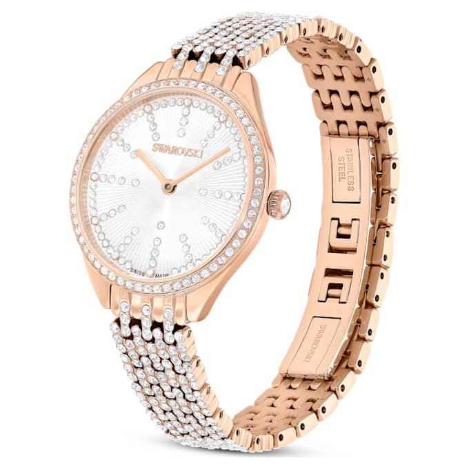 Attract Watch Swiss Made, metalarmbånd, rosaguldfarvet, rosaguldfarvet finish Attract Watch Swiss Made, metalarmbånd, rosaguldfarvet, rosaguldfarvet finish