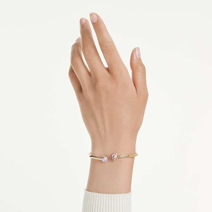 Chroma-armring med blandede slibninger, flerfarvet, forgyldt Chroma-armring med blandede slibninger, flerfarvet, forgyldt