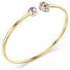 Chroma-armring med blandede slibninger, flerfarvet, forgyldt Chroma-armring med blandede slibninger, flerfarvet, forgyldt