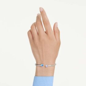 Chroma-armring med blandede slibninger, flerfarvet, rhodineret