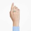 Chroma-ring med pudecut, flerfarvet, guldbelagt Chroma-ring med pudecut, flerfarvet, guldbelagt