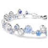 Constella-armbånd med blandede slibninger, blå, rhodiumbelagt Constella-armbånd med blandede slibninger, blå, rhodiumbelagt