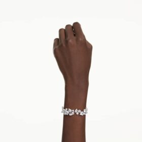 Constella-armbånd med blandede slibninger, hvidt, rhodiumbelagt Constella-armbånd med blandede slibninger, hvidt, rhodiumbelagt