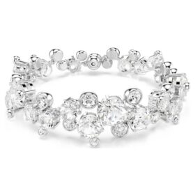 Constella-armbånd med blandede slibninger, hvidt, rhodiumbelagt Constella-armbånd med blandede slibninger, hvidt, rhodiumbelagt