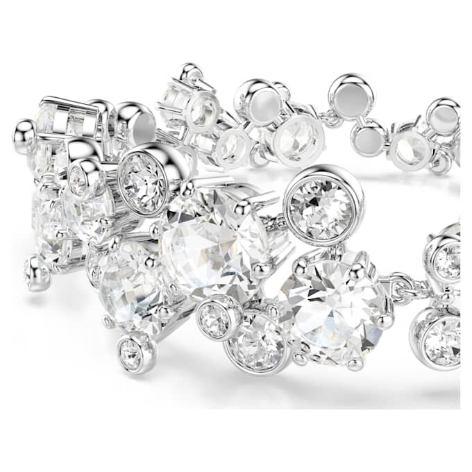 Constella-armbånd med blandede slibninger, hvidt, rhodiumbelagt Constella-armbånd med blandede slibninger, hvidt, rhodiumbelagt