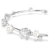 Constella-armbånd med krystalperler, runde slibninger, hvidt, rhodiumbelagt Constella-armbånd med krystalperler, runde slibninger, hvidt, rhodiumbelagt