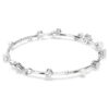 Constella-armbånd med krystalperler, runde slibninger, hvidt, rhodiumbelagt Constella-armbånd med krystalperler, runde slibninger, hvidt, rhodiumbelagt