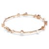 Constella-armbånd med krystalperler, runde slibninger, hvidt, rosaguldbelagt Constella-armbånd med krystalperler, runde slibninger, hvidt, rosaguldbelagt