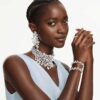 Constella Choker Krystalperle, rundslibning, hvid, rhodineret Constella Choker Krystalperle, rundslibning, hvid, rhodineret