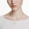 Constella-vedhæng med pavé, rundslibning, hvid, rosaguldbelagt Constella-vedhæng med pavé, rundslibning, hvid, rosaguldbelagt