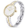 Cosmopolitan-ure, fremstillet i Schweiz, metalarmbånd, sølvfarvet, finish i blandede metaller Cosmopolitan-ure, fremstillet i Schweiz, metalarmbånd, sølvfarvet, finish i blandede metaller