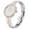 Cosmopolitan-ure, fremstillet i Schweiz, metalarmbånd, sølvfarvet, finish i blandede metaller Cosmopolitan-ure, fremstillet i Schweiz, metalarmbånd, sølvfarvet, finish i blandede metaller