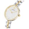 Cosmopolitan-ure, fremstillet i Schweiz, metalarmbånd, sølvfarvet, finish i blandede metaller Cosmopolitan-ure, fremstillet i Schweiz, metalarmbånd, sølvfarvet, finish i blandede metaller